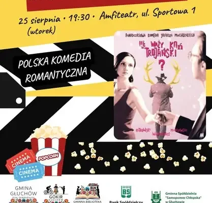 Kino plenerowe w Głuchowie przeniesione na wtorek i środę z powodu pogody
