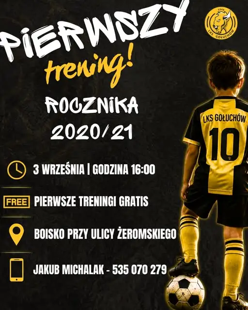 Pierwszy trening SKRZATÓW w przyszłym tygodniu – zapisy u trenera Jakuba Michalaka