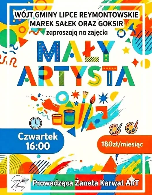 Rusza cykl warsztatów plastycznych dla dzieci w Lipcach Reymontowskich