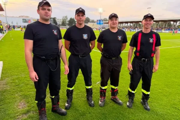OSP Skierniewice zabezpieczało mecz Unia – Stal Rzeszów