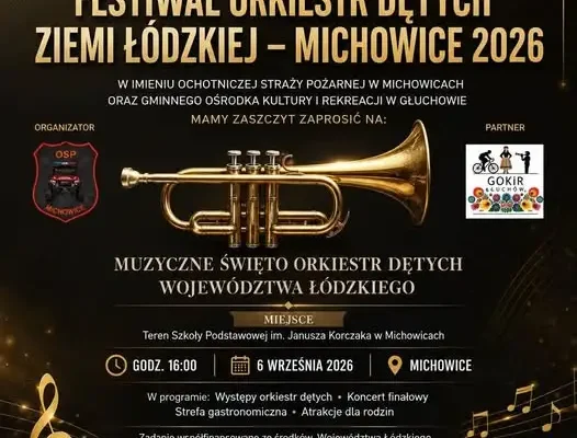 Festiwal Orkiestr Dętych Ziemi Łódzkiej w Michowicach – muzyczne święto już 6 września