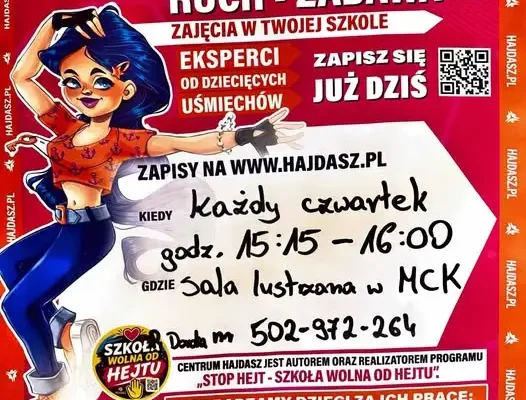 Zajęcia taneczno-ruchowe dla dzieci w Makowie – start 10 września