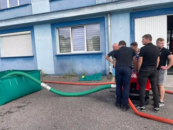 OSP Skierniewice doskonali obsługę pompy Rosenbauer FOX 4