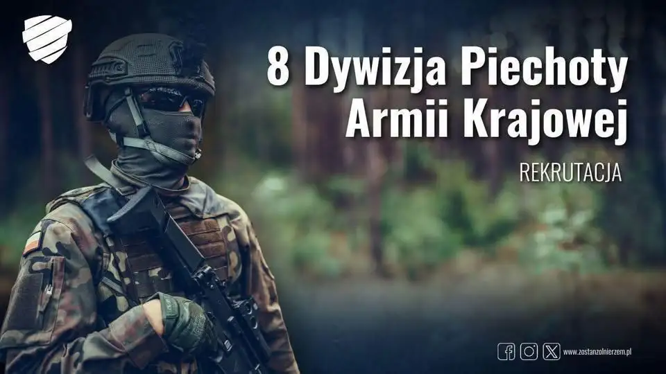 Wojsko szuka chętnych do służby w nowej 8. Dywizji Piechoty Armii Krajowej