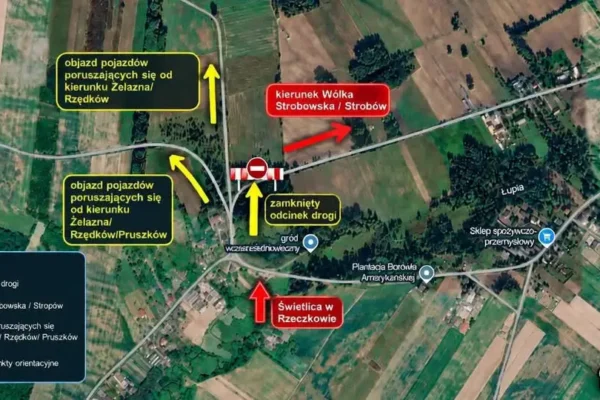 Awaria przepustu w Rzędkowie – droga gminna zamknięta 28 września