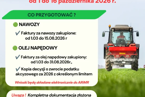 Nabór dopłat dla rolników z gminy Słupia – wnioski tylko do 16 października